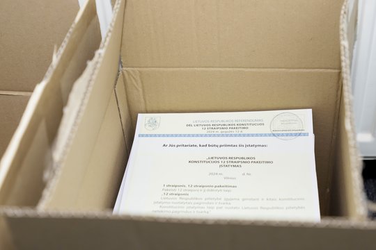 VRK parodė pasiruošimo rinkėjų balsavimui užsienyje užkulisius.<br>VRK/D.Daubarės nuotr.