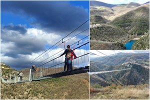 Italijoje atidarytas aukščiausias Europoje kabantis tiltas – juo eiti išdrįs ne visi
