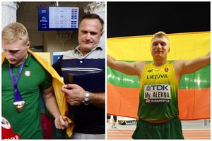 V. Alekna prisiminė sūnui prieš mėnesį ištartus žodžius: jei to nekeisi, liksi kaip ir tėvas – be pasaulio rekordo