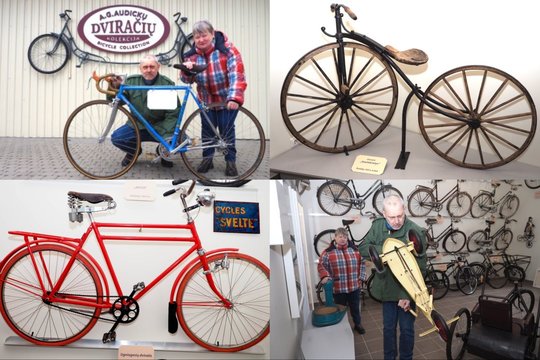 Gintario ir Aušrinės Audickų dviračių ekspoziciją panevėžiečiai vadina tiesiog muziejumi, ir ji išties verta šio vardo.