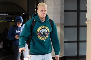 Be medalių, bet su liūtukais ir Lietuvos rekordu į Lietuvą grįžęs D. Rapšys įvertino ir M. Aleknos pasirodymą