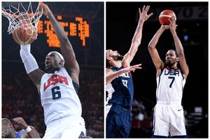 Fiasko nekartos: JAV rinktinė į olimpiadą meta savo gigantus – nuo L. Jameso iki S. Curry ir K. Duranto