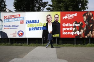 Kroatijoje vyksta parlamento rinkimai: nuaidėjo perspėjimai apie žmonių stumimą į „rusų pasaulį“