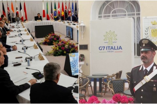Italijoje renkasi G7 šalių lyderiai: daugiausia dėmesio bus skirta neramumams Artimuosiuose Rytuose
