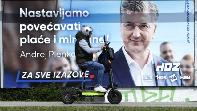 Kroatijos parlamento rinkimuose iššūkį premjerui metė Z. Milanovičius: pastarąjį kaltina dėl korupcijos šalyje