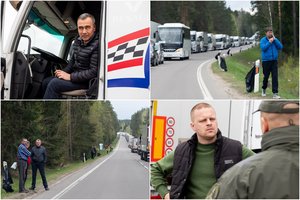 Konfliktai tarp vairuotojų, lašinukai užkandai ir vietinių skundai – tokios padėties pasienyje su Baltarusija dar nematė