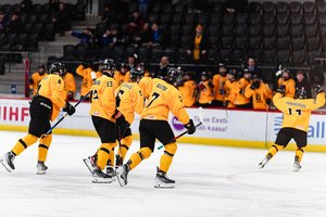 Dviejų įvarčių deficitą panaikinusi jaunių rinktinė iškovojo trečiąją pergalę iš eilės