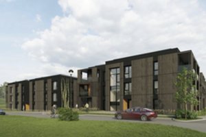 Atsigaunantis miegamasis rajonas turi dar vietos: kels ekonominės klasės daugiabutį su „premium“ sprendiniais