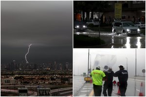 Internautai dėl Dubajaus potvynių ėmėsi kaltinti debesų sėją: specialistas paaiškino, ar tai įmanoma