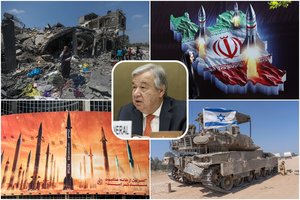 JT vadovas įspėja, kad Artimieji Rytai yra ant „plataus masto regioninio konflikto“ slenksčio