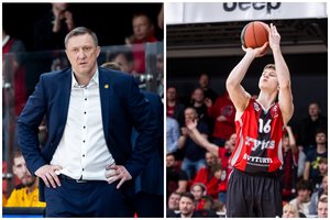 Pastebėjimų sūnui po debiuto LKL turėsiantis Ž. Urbonas: „Pagalvojau, kad gerą vyrą užauginau“