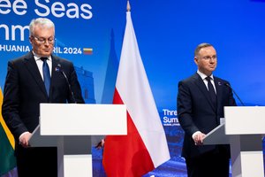 Kitą savaitę Lietuvoje lankysis Lenkijos prezidentas A. Duda: su G. Nausėda stebės pratybas Suvalkų koridoriuje