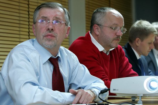 Gediminas Kirkilas ir Juozas Olekas. <br>V.Balkūno nuotr.