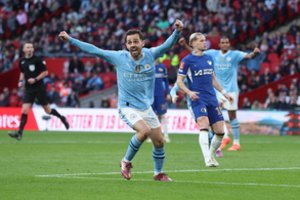 „Chelsea“ puolėjui švaisčius progas, „Manchester City“ iškopė į FA taurės finalą