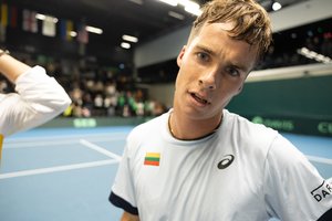 Saldu: V. Gaubas pergalingai pradėjo „Challenger“ teniso turnyrą