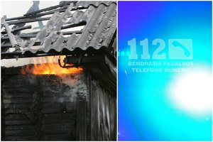 Širvintų r. ūkiniame pastate įsiplieskęs gaisras pražudė žmogų