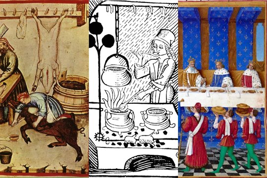  Viduramžių kulinarija buvo kiek kitokia, nei šių laikų, bet ji padėjo pamatus daliai šiuolaikinės virtuvės.