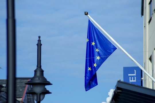 Europos sąjungos vėliava.