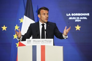 E. Macronas: „Mūsų Europa šiandien yra mirtinga ir gali mirti“