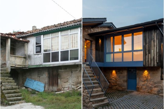 Castromao kaimo gyvenvietėje, priklausančioje Ourense (Ispanija) provincijai, buvo rekonstruojami trys pastatai.