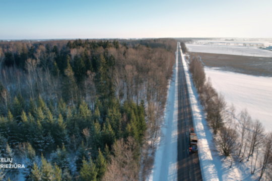 AB „Kelių priežiūra“ oficialiai skelbia žiemos sezono pabaigą.