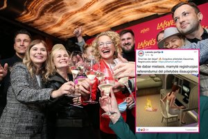 Laisvės partijos reklama su degančiu kūdikiu sukėlė pasipiktinimo audrą: puolė „gesinti gaisrą“