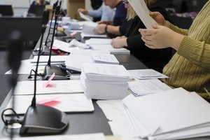 Reikiamus parašus dalyvauti EP rinkimuose VRK pristatė dar dvi partijos