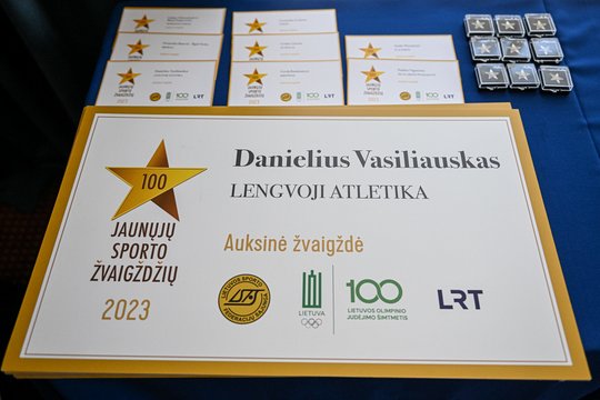  Pagerbti geriausi Lietuvos jaunųjų sportininkų ir sportininkių apdovanojimų „100 sporto žvaigždžių“ nominantai.