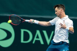 R. Berankis kvalifikaciniame etape Kinjoje susitvarkė su Indijos tenisininku