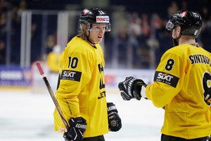 Pralietu krauju pažymėta pergalė: dar 38-ąją sek. įmušę Lietuvos ledo ritulininkai sutalžė estus