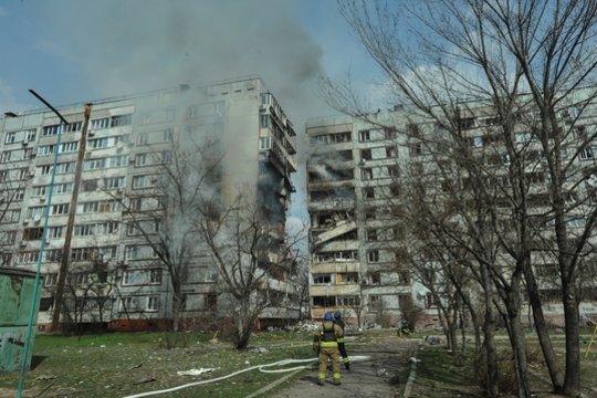 Praėjusio trečiadienio popietę Zaporožėje nugriaudėjo sprogimai. 