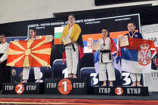 Priešpaskutinį balandžio savaitgalį Šiaurės Makedonijoje, Skopijoje vyko 36 – asis Europos tradicinio karate do čempionatas, kurį organizavo ITKF (Tarptautinė tradicinio karate federacija) padalinys Europoje – ETKF (Europos tradicinio karate federacija).
