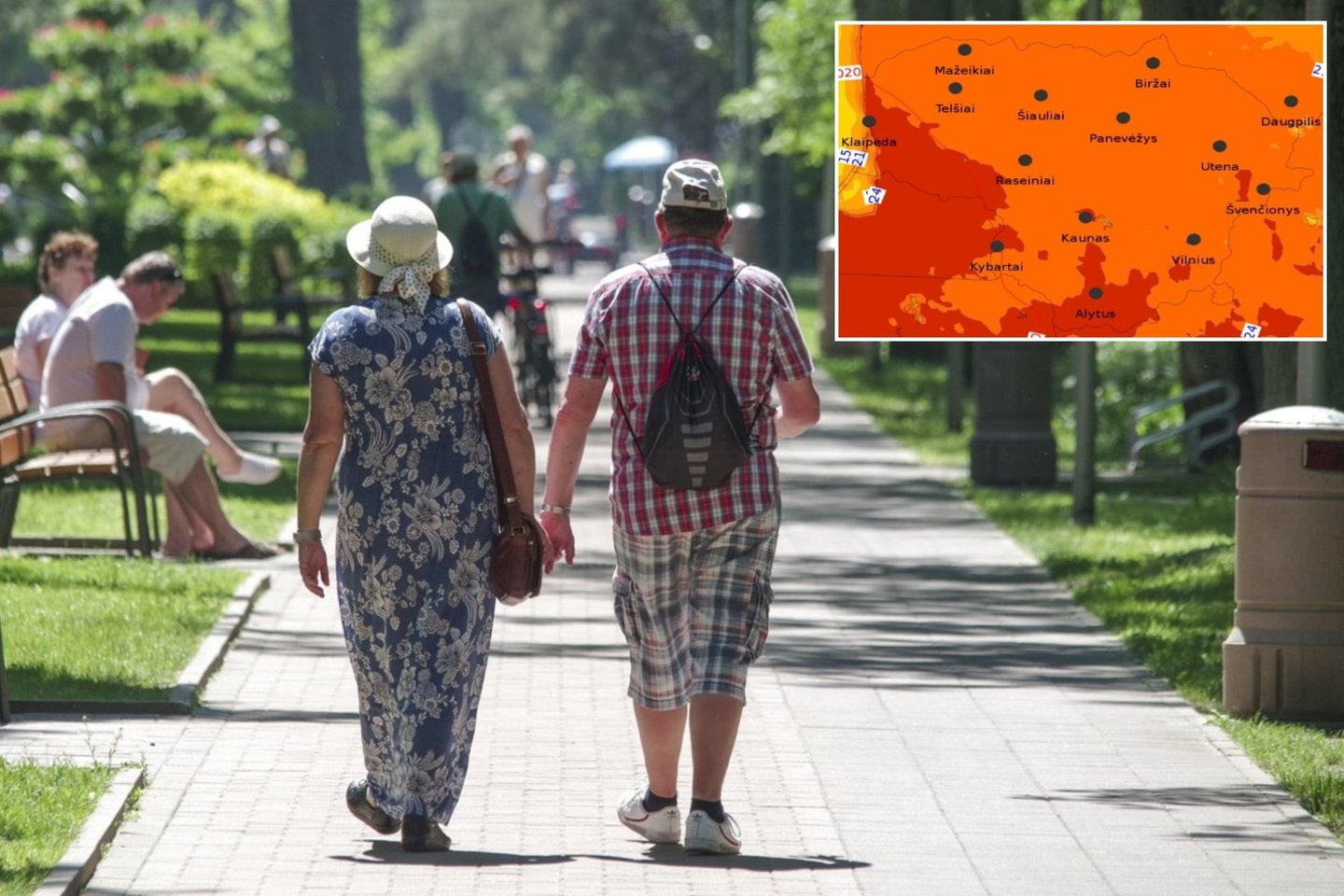 Antroje savaitės pusėje palaipsniui temperatūra žemės.