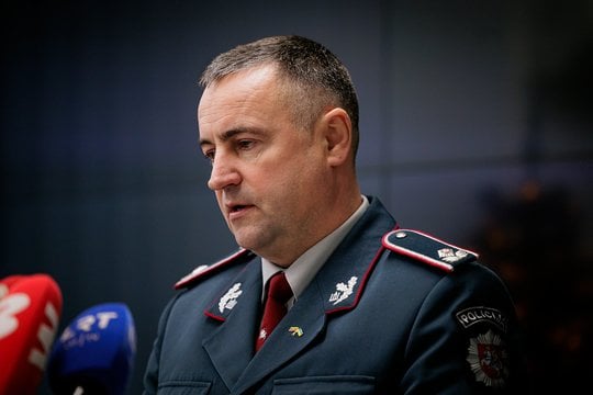 Policijos generalinis komisaras Renatas Požėla.