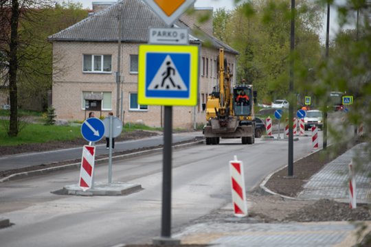 Vienos pagrindinių Palemono gatvių – Marių – remontas tęsiasi jau daugiau kaip metus.