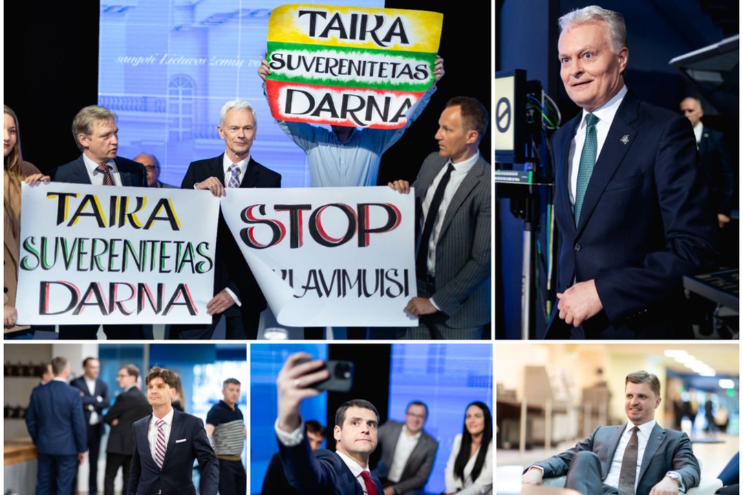 Antrieji televiziniai kandidatų į prezidentus debatai.<br>A.Ufarto (ELTA) nuotr.