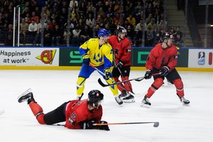 Auksu pasidabinti nepavyko – Lietuvos ledo ritulininkai lemiamoje kovoje nusileido ukrainiečiams