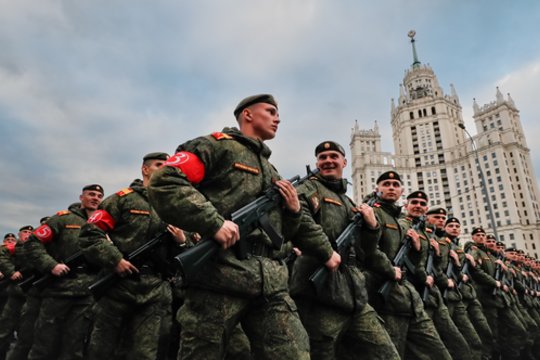 Maskva ruošiasi Pergalės dienos paradui.