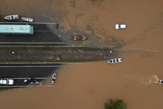 Potvyniai Pietų Brazilijoje.