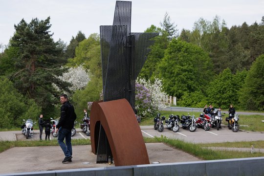 Vilniaus regiono motociklininkų sezono atidarymo akimirkos.<br>Vyginto Skaraičio nuotr.