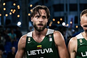 Skaudu: olimpinės atrankos finale – apmaudus trijulių krepšinio rinktinės pralaimėjimas Nyderlandams