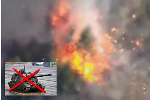 Ukrainiečiai pademonstravo, kaip sunaikina rusų haubicą – tam panaudojo grėsmingiausią savaeigį ginklą pasaulyje