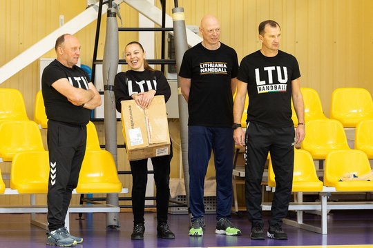  Lietuvos rankininkai pradėjo pasirengimą lemiamai pasaulio čempionato atrankos dvikovai