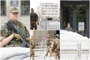 Aplink Kauno savivaldybę – įtvirtinimai: vaikšto ginkluota sargyba