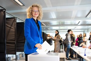 Laisvės partijos pirmininkė A. Armonaitė: šie rinkimai yra svarbesni negu gali atrodyti