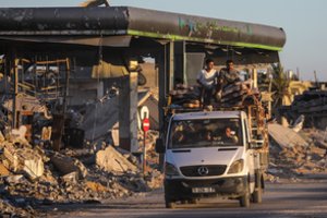 Paskutinės į Izraelį paleistos raketos - iš Rafos: teigia kariuomenė