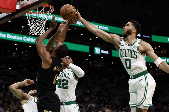  „Celtics“ namuose nepasigailėjo „Cavaliers“ krepšininkų