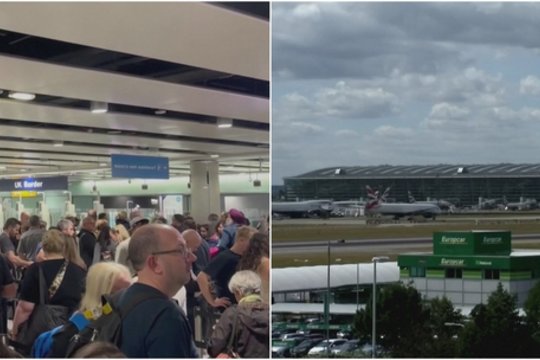 Chaosas JK oro uostuose: dėl techninių gedimų visoje šalyje sutriko pasų kontrolės veikla