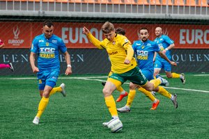 Europos mažojo futbolo čempionato starte – lygi lietuvių akistata su pasaulio vicečempionais