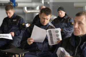 Pastolių montuotojo profesijos besimokantis V. Žala: „Aš taip „prasivėdinu“ galvą“